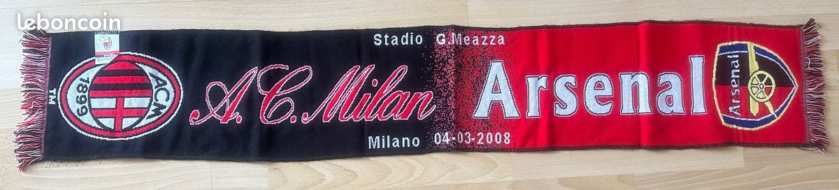 Écharpe collector Final OM-Milan AC 93 - Collection