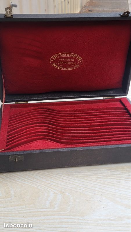 Coffret Christofle début 20ème | Pavillon de Hanovre | 12 emplacements | Longueur couverts 25cm/15cm (image 5)