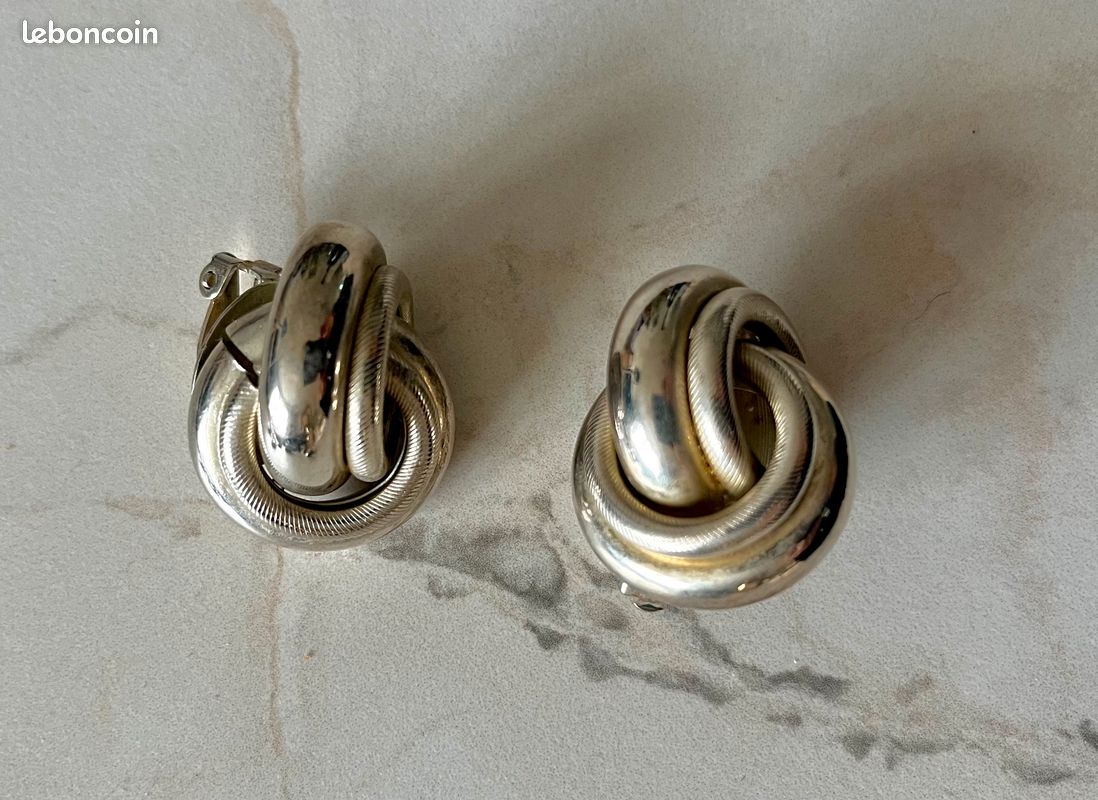 Boucles D'oreilles Clips Vintage Taratata - Style Rétro Et élégant