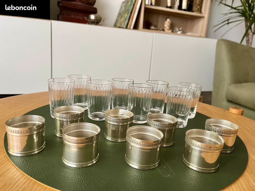 Set de 8 verres apéritif - Poinçon Minerve (image 7)