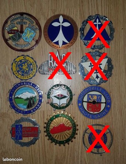 AUTOMOBILE CLUB MONACO Badge Emblème Plaque Corps Des Commissaires EUR
