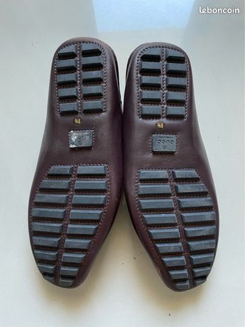 Mocassins LOUIS VUITTON cuir marron - VALOIS VINTAGE PARIS