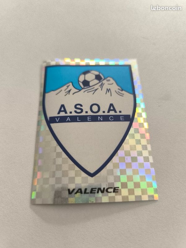 Stickers panini foot 96 n°419 logo écusson brillant Valence (image 1)