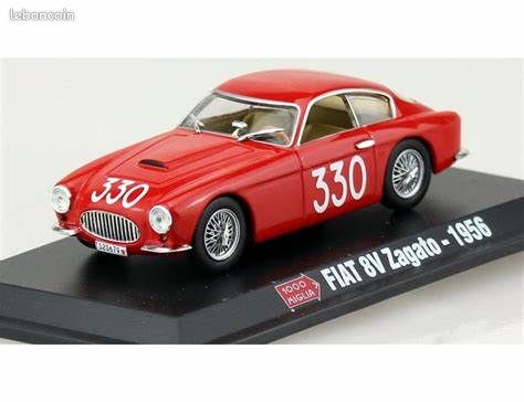 Fiat 8v zagato mille miglia 1956 1/43 (image 1)