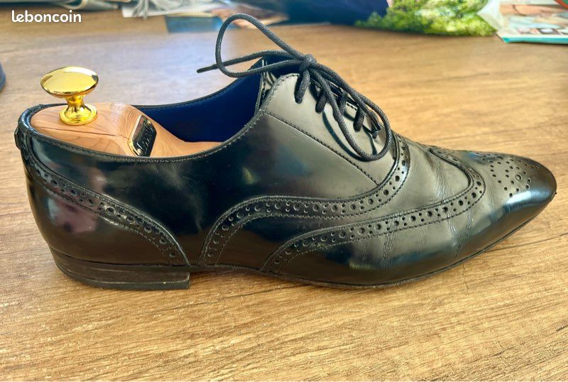 Chaussures homme Richelieu noir (image 6)