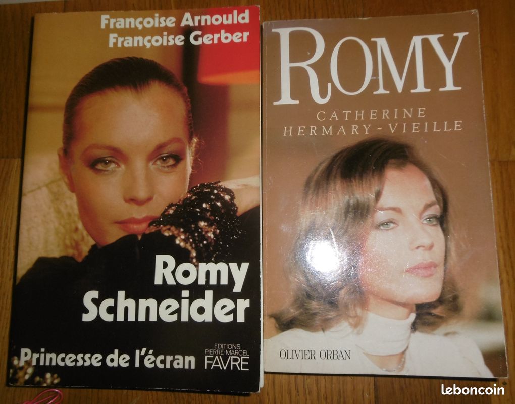 Romy Schneider = lot de 2 livres 1980 (image 1)