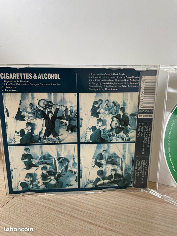 cigarettes and alcohol cd To celebrate the 30th Anniversary of 'Cigarettes & Alcohol', a limited edition 'Definitely Maybe' 7 Singles Box Set will be released on October 18th! Limited to 4000 copies only Includes 4 marbled one suspects Oasis - Cigarettes & Alcohol