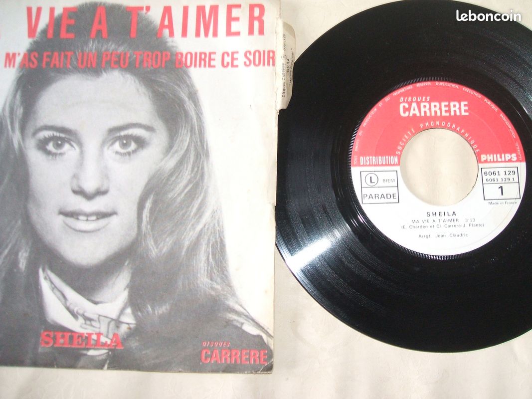 Lot 3 vinyles : sheila / production carrère & plait (image 5)