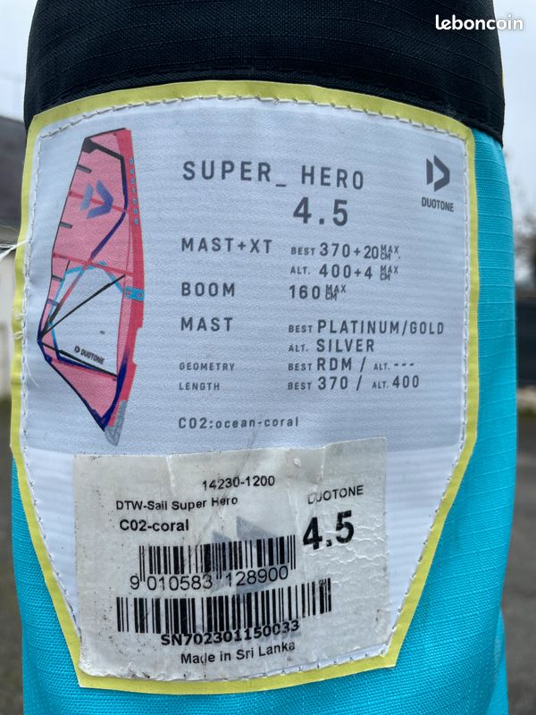 Voile Duotone Super Hero 4,5 2023 (image 5)