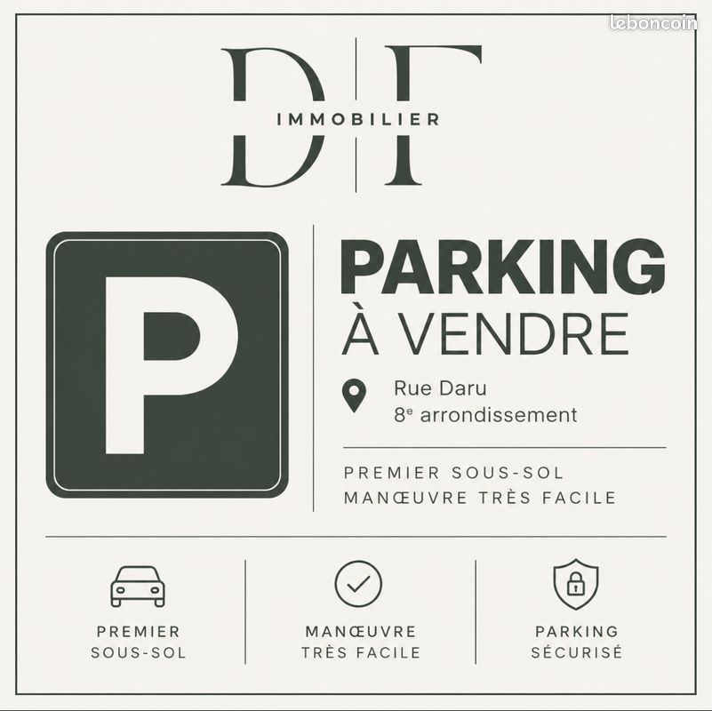 Parking 11 m² · à Paris · 11 m² · 35 000 €