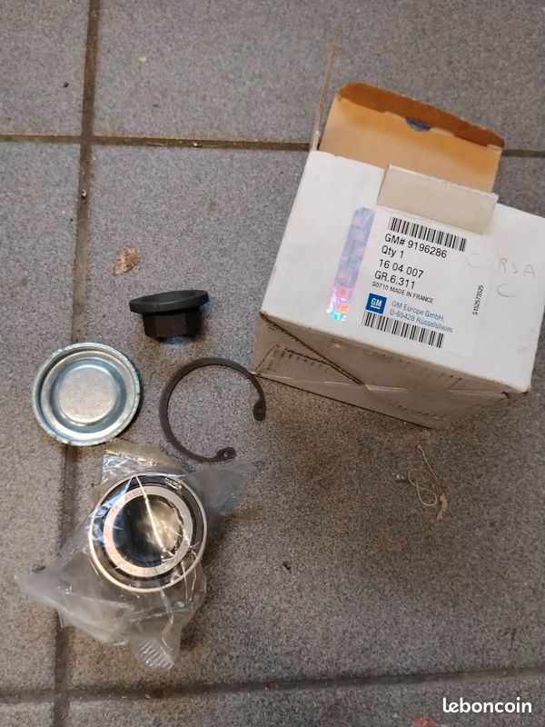 Roulement Arrière Pour Opel Corsa A, Kadett, Rekord E - Neuf (réf. VKBA944)