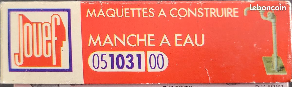 Maquette Jouef à Monter : Grue, Manche à Eau Et Tas De Charbon - Réf 103800