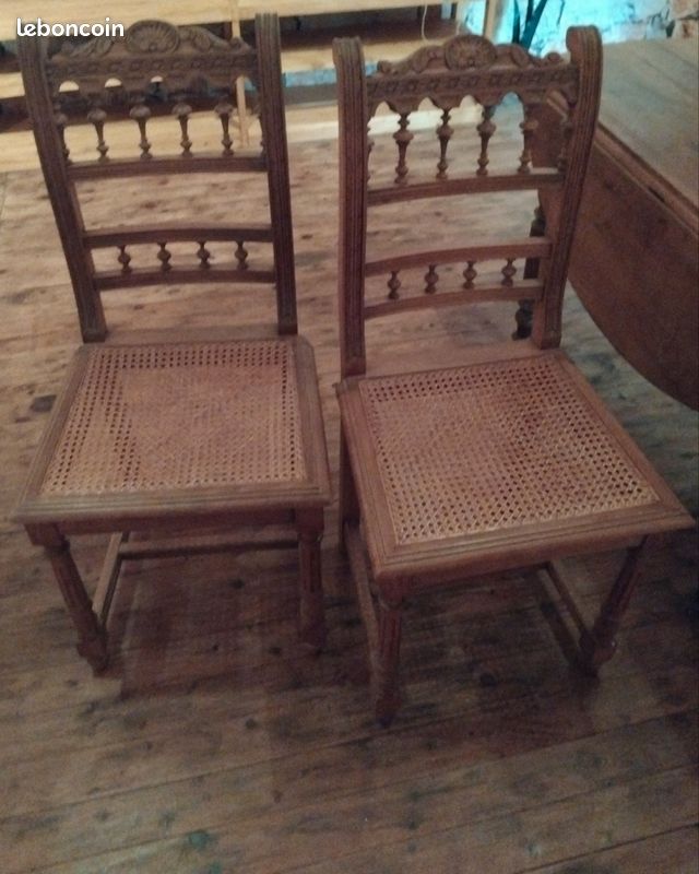 Table av ralonge amovible plus chaises (image 2)