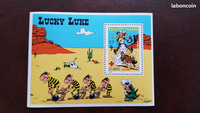 Enveloppe Premier Jour Fête Du Timbre Lucky Luke – Oblitérée Et En Parfait État