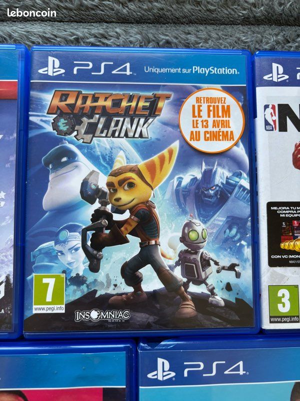 Lot de 5 jeux Playstation 4 [ PS4 ] ou Unité