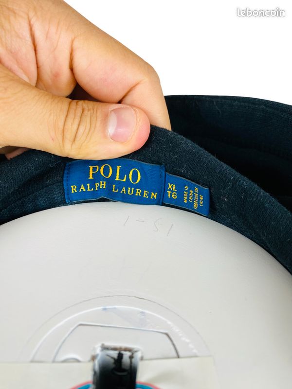 Sweat zippé Polo Ralph Lauren noir XL hoodie homme original (image 5)