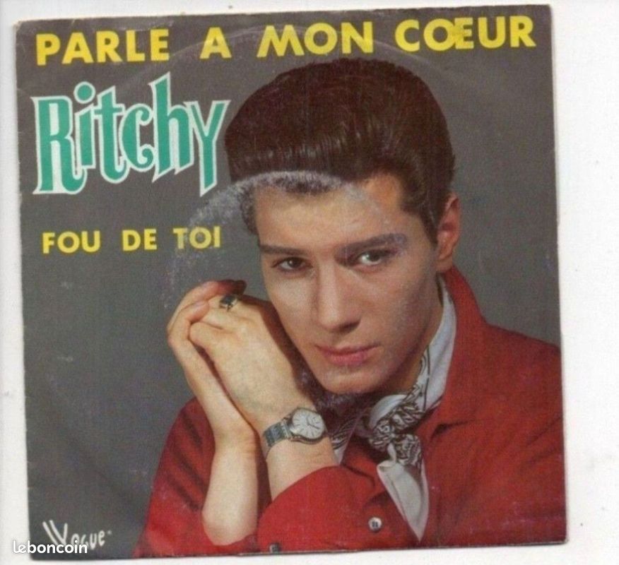 Vinyle 45T : RITCHY - Parle à mon cœur - Fou de toi (image 1)