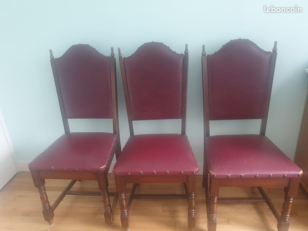 Lot de 6 chaises rustiques (image 1)