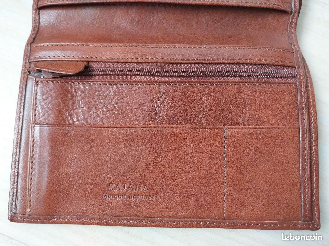 Portefeuille cuir mixte marque Katana Accessoires Bagagerie