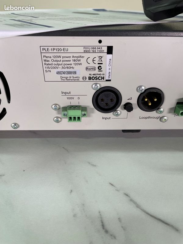 Mélangeur Bosch Plena PLE-10M2-EU – 2 zones / 6 micros / 100V (image 4)