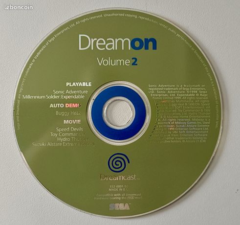 Jeu Shenmue 2 Complet Pour Sega Dreamcast