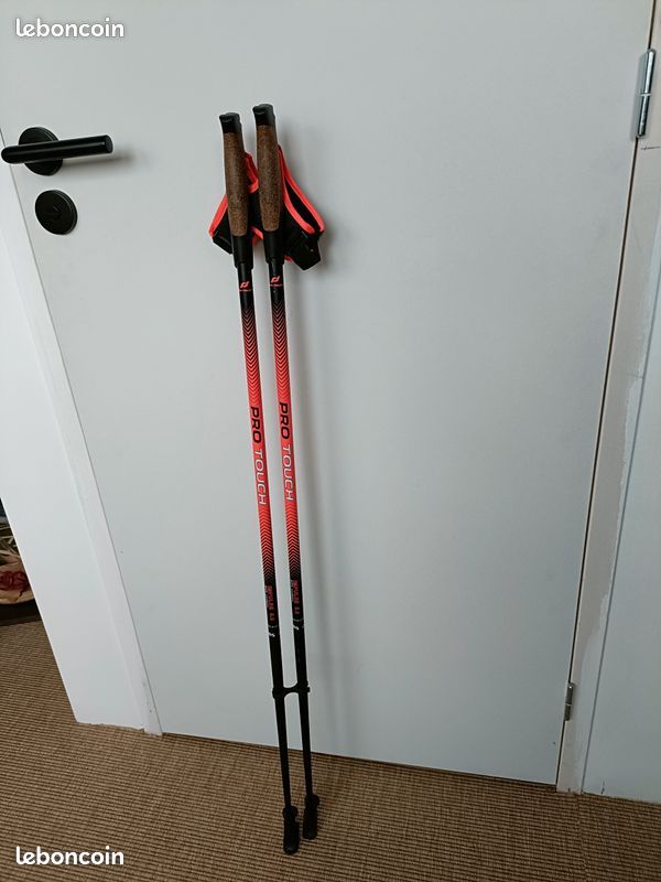 Bâtons de marche nordique 105cm Pro Touch Intersport (image 1)