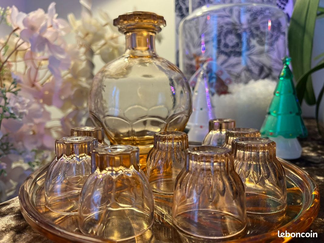 Service Rosaline Arcoroc – Carafe + 8 verres + plateau (image 5)