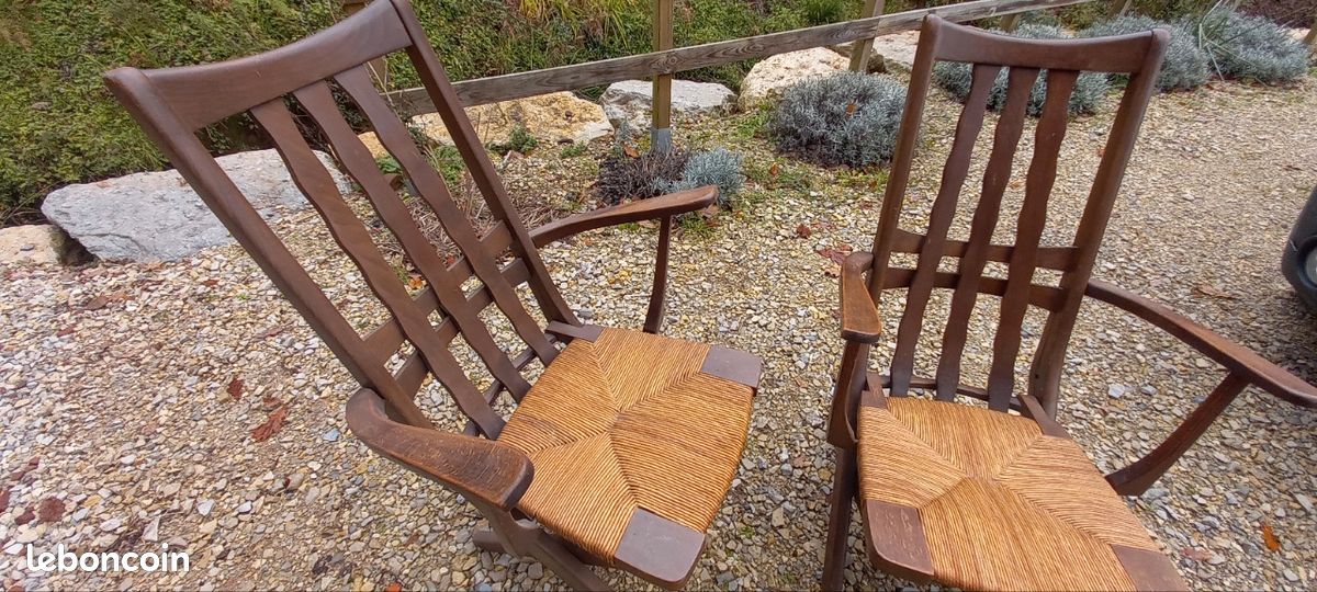 Paire de fauteuils bois modulables (image 5)