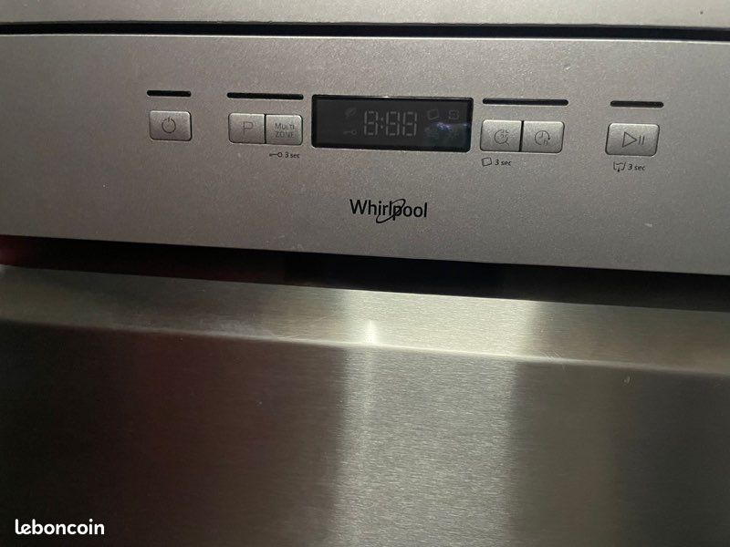 Lave-vaisselle Whirlpool OWFC3C26X Pose Libre – 14 Couverts, Induction, 60cm, Neuf