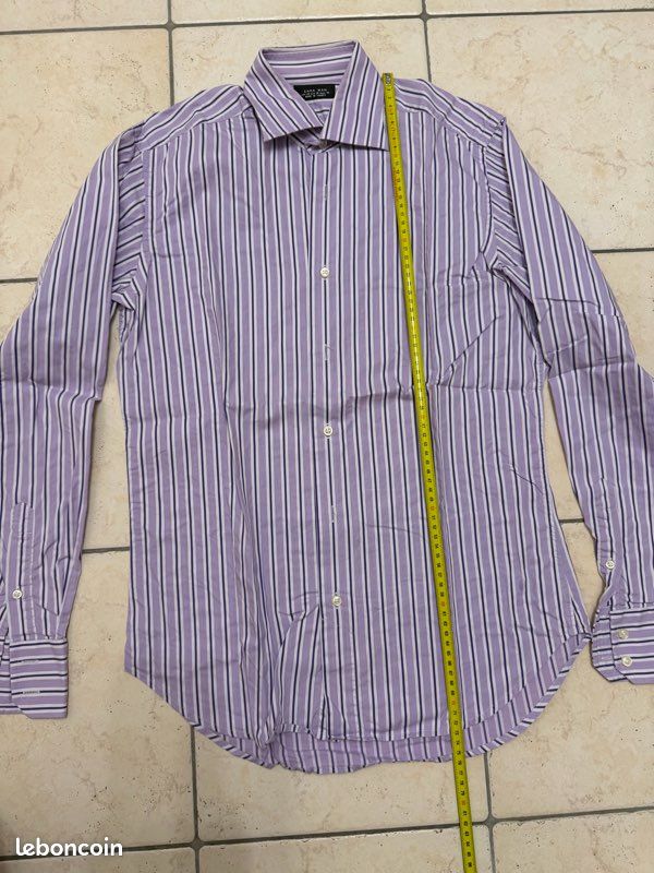 Chemise Zara violet M 38 (image 4)