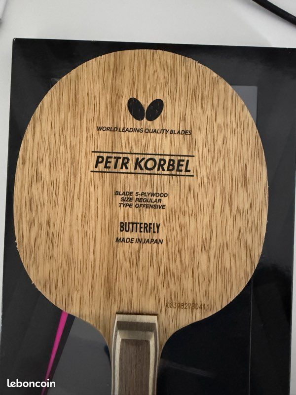 Bois raquette butterfly Petr korbel made in japan (image 2)