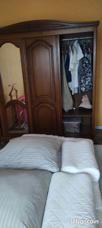 Chambre a coucher complète chêne massif (image 3)