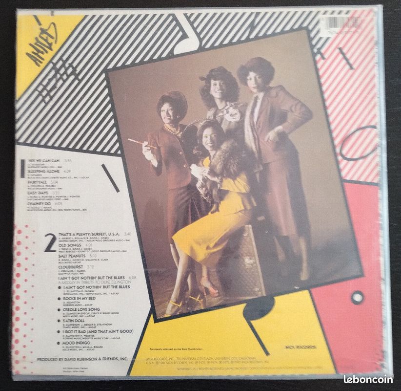 The Pointer Sisters - 33 tours Vinyle (image 2)