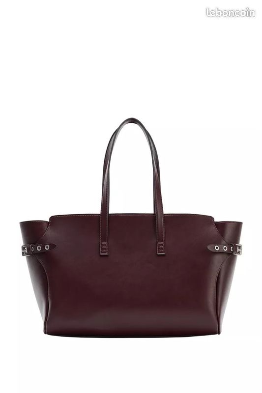 Sac Maxi Shopper zara bordeau (image 1)
