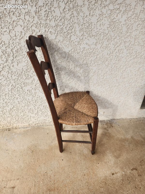 Chaises rustique vintage (image 4)