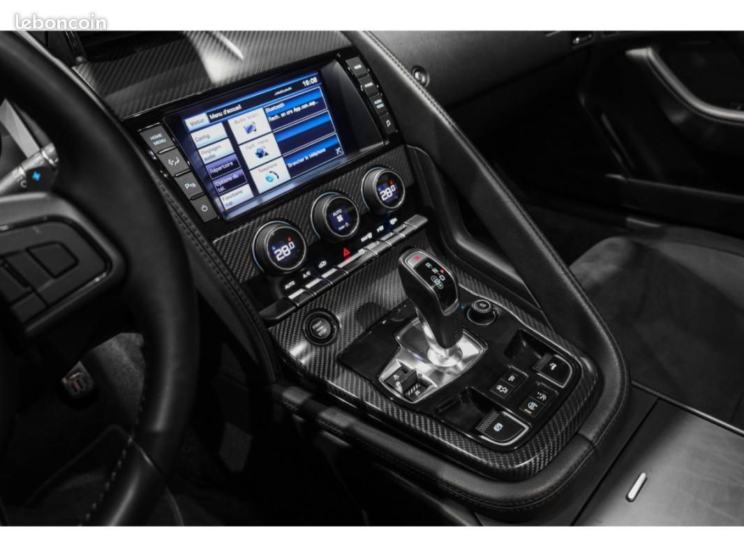 Jaguar F-Type V6 3.0 Cabriolet 340 CH / APPLE CAR PLAY CARBONE CAMERA AUDIO MERIDIAN (image 11)