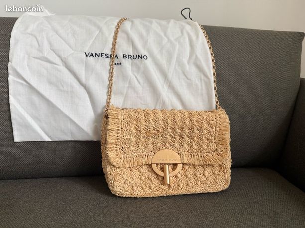 Sac Vanessa Bruno raphia neuf Accessoires Bagagerie
