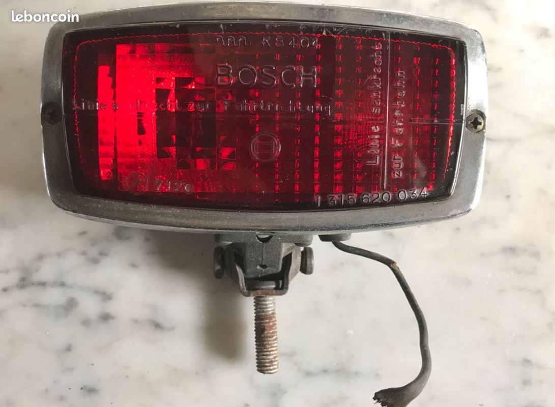 2 Feux Antibrouillard Bosch A 2120 Vintage Pour Oldtimer - Occasion, Bon état Général