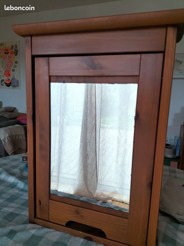 Meuble haut salle de bain avec miroir (image 1)