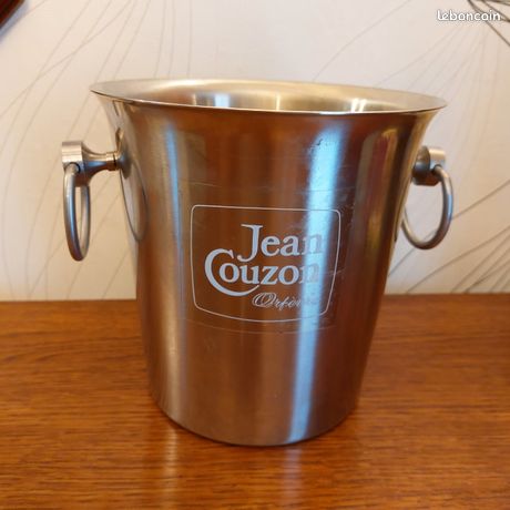 SCEAU A CHAMPAGNE ORFEVRE JEAN COUZON EN INOX