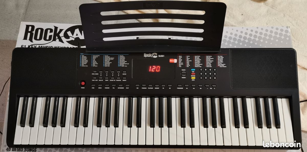 Piano RockJam RJ361 - Instruments de musique ピアノ RockJam RJ361
