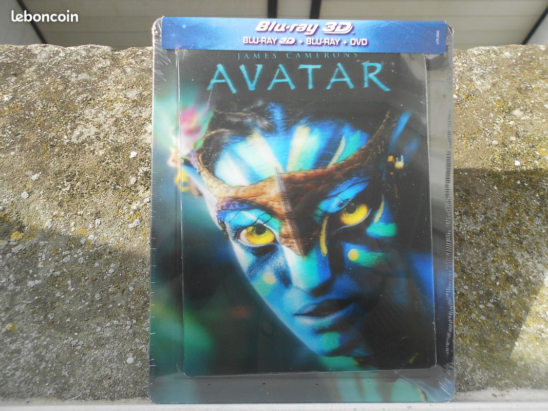 Avatar bluray +bluray 3d+dvd steelbook neuf (image 1)