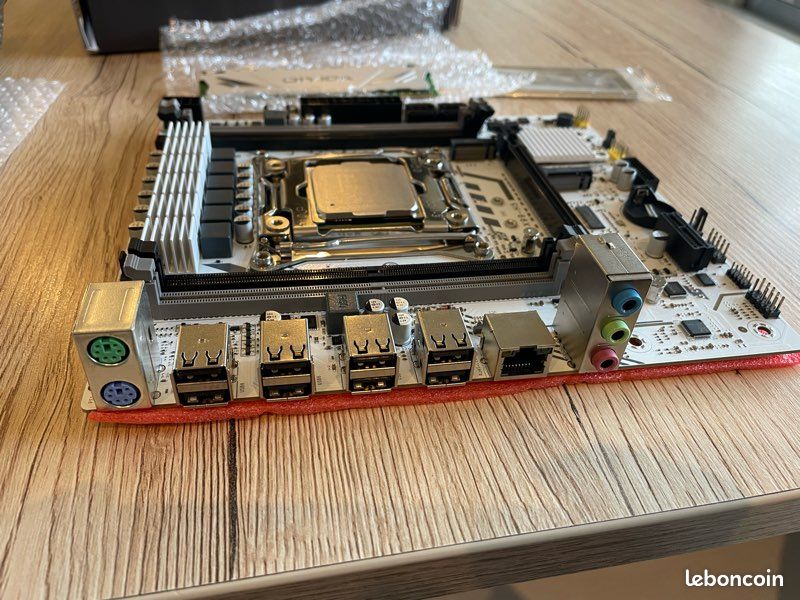 Carte mère X99 H5 + processeur Intel Xeon E5-2630 V4 + 16 Go RAM DDR4 (image 1)