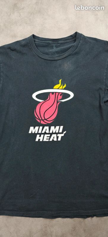 T-shirt Fanatics Miami Heat Dwyane Wade | taille M | NBA basketball usa sportswear noir fan #H2273 (image 5)
