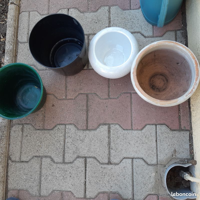 Lot petit pot et lot de pot non percé (image 10)