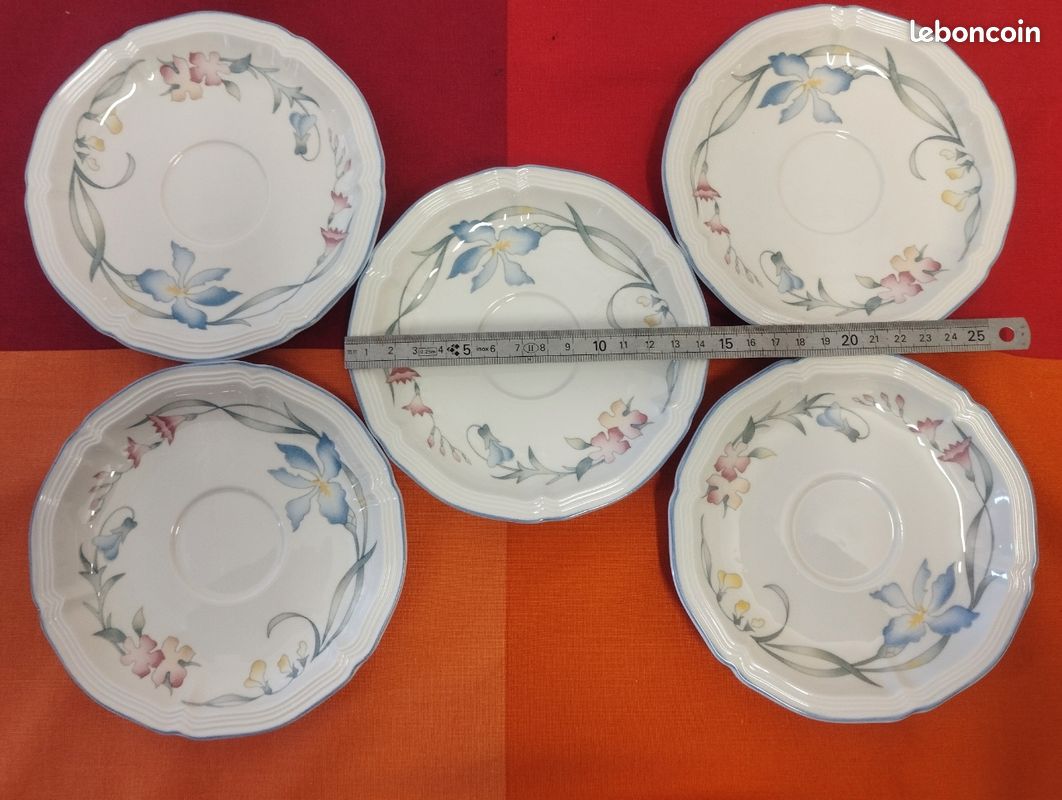 5 sous-tasses "Riviera" (image 1)