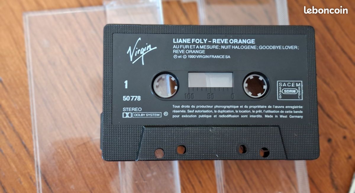 Cassette audio Liane Foly (image 3)