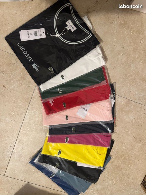 Tee shirt lacoste neuf sous blister (image 4)