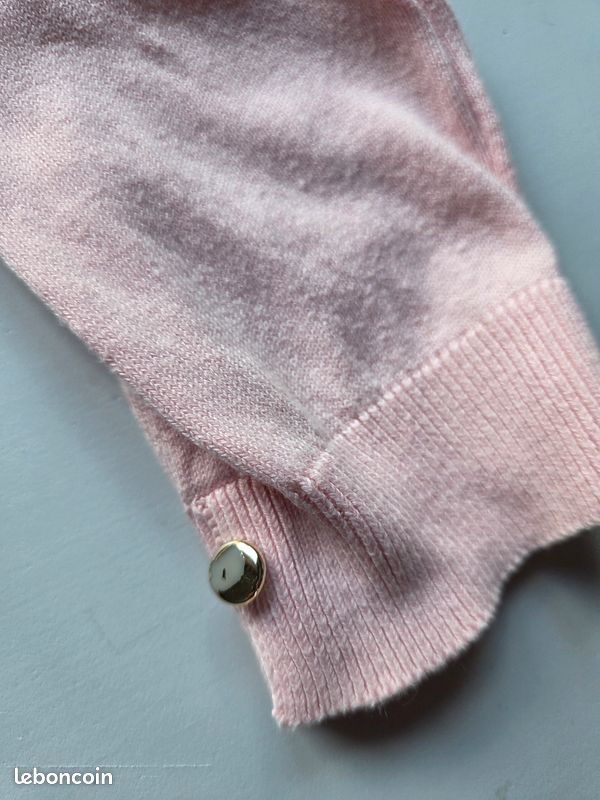 Pull rose pâle taille 11/12ans (image 2)