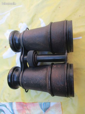 Jumelles Anciennes OPTO PLAIT PARIS OPERA - Avec Boussole - WWI/WWII